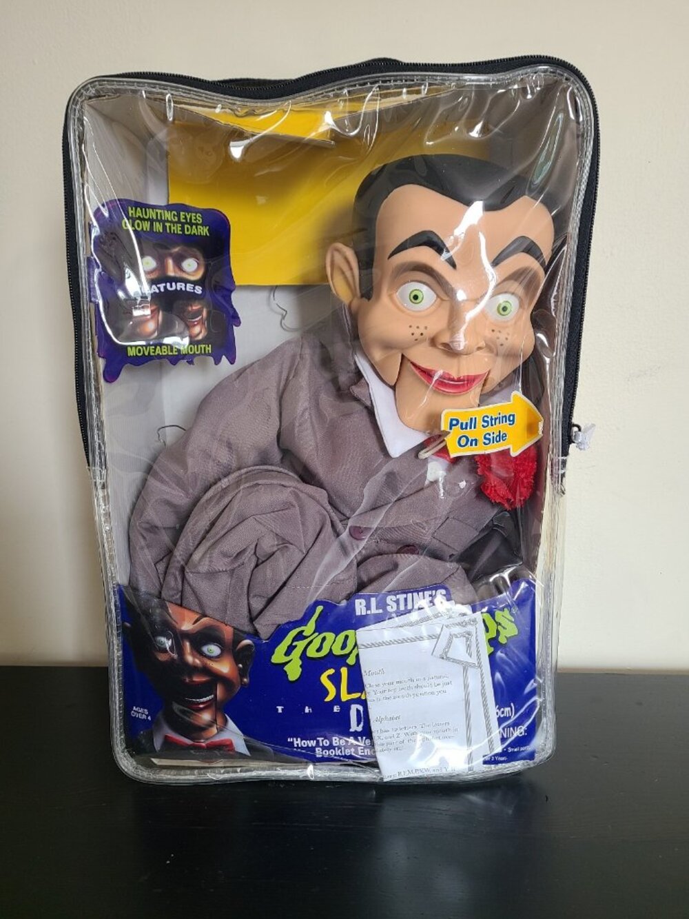 Goosebumps Slappy Dummy Ventriloquist Doll 30-inch w Booklet New